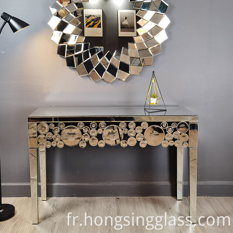 mirror console table